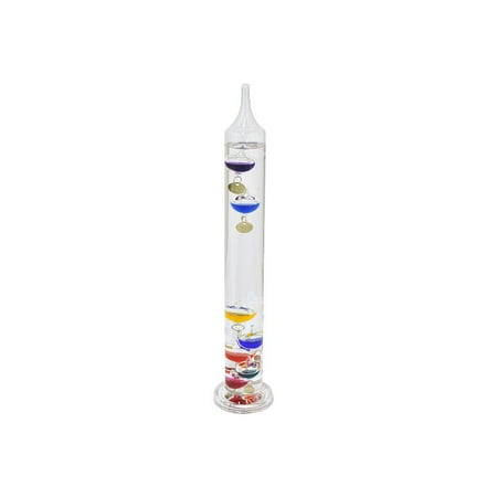 Trendy Glass Galileo Thermometer - Small - Benzara