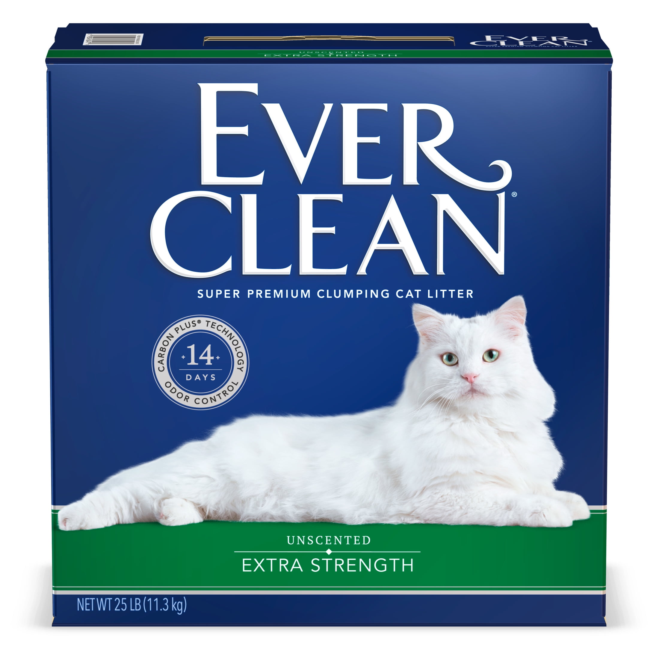 Ever Clean Extra Strength Clumping Cat Litter, Unscented, 25 Pounds