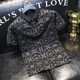 thumbnail image 3 of Camiseta para hombre, camiseta estampada, polo rock, color negro, con cuello, de alta calidad, de lujo, nueva, en camisetas y tops, estilo chic, talla XL, 3 of 4