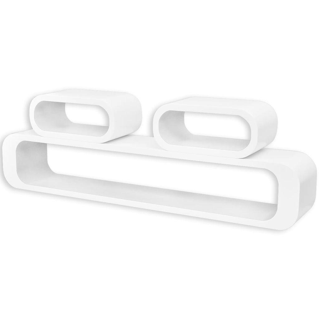 Clearance 3 Floating Wall Display Shelf, Wall Decor Storage Shelf, Wall Mount Display Rack for Bedroom