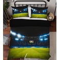 thumbnail image 2 of 3D Rome Football Field Spectator Seats Lamplight Quilt Cover Set Bedding Set, 2 of 3