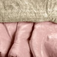 thumbnail image 3 of Ultra-Soft Full/Queen Size Sherpa Blanket, Cozy and Warm Double-Sided Plush Blanket, Cream and Blush, Pink Dream, 79" x 88", Machine Washable, 3 of 8