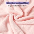 thumbnail image 5 of Toalla para el cabello portátil de secado rápido de microfibra ultra absorbente, estilo manta de baño suave para mujeres, protege contra daños mientras viaja (rana verde), 5 of 5