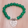 thumbnail image 3 of NOVICA Agate beaded stretch bracelet, 'Path of Love', 3 of 8