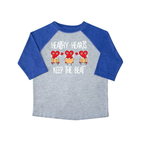 

Inktastic Healthy Hearts White Text Gift Toddler Boy or Toddler Girl T-Shirt