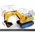 thumbnail image 1 of Camión eléctrico intermitente led lámpara música excavadora Universal rueda coche vehículos conducir hacia atrás camión eléctrico coche de juguete Hugo Camión de construcción de simulación, 1 of 10