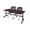Mahogany, variant on Romig Axis-Pro 48 x 24 in. Flip-Top Training Nesting Table- Noble Oak, 2 Cadence Nesting Chairs