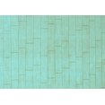 thumbnail image 1 of Ahgly Company Indoor Rectangle Solid Light Blue Modern Area Rugs, 5' x 7', 1 of 4