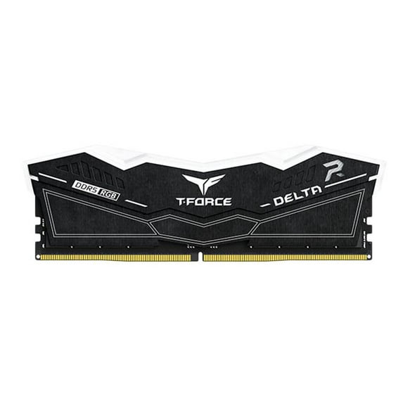 T-Force DELTA RGB - DDR5 - kit - 32 GB: 2 x 16 GB - DIMM 288-pin - 6000 MHz / PC5-48000 - CL38 - 1.25 V - unbuffered - on-die ECC - black