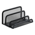 thumbnail image 2 of Mail Organizer for Desk, Mesh Metal Mail Holder Countertop with 3-Slot, Letter Sorter File Holder, Office Envelope Organizer for Mails (Black), 2 of 9