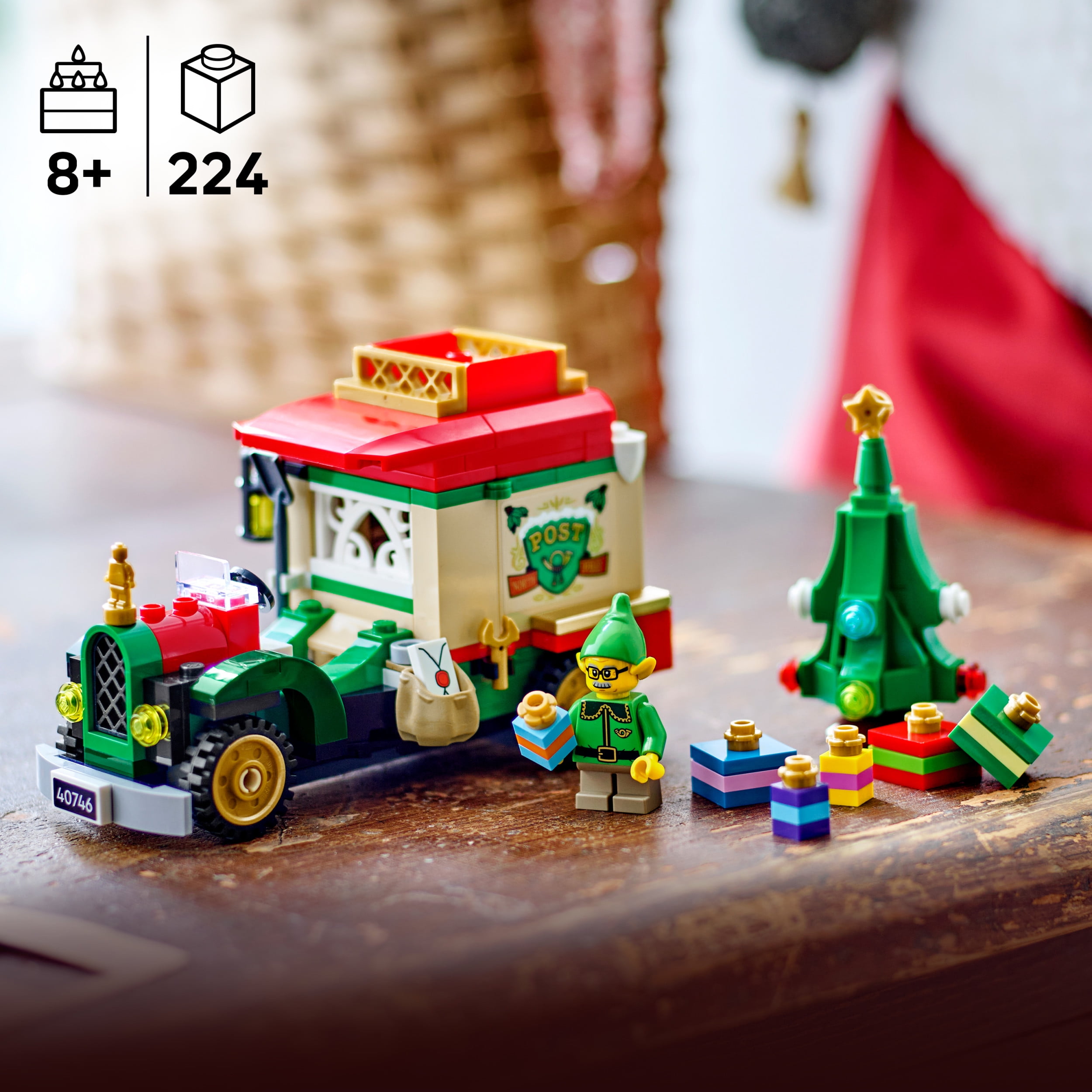 LEGO Santa’s Delivery Truck Building Toy 40746