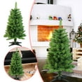 thumbnail image 2 of 3FT Christmas Tree with Lights, 35.4 Inch Artificial Desktop Xmas Tree with 50 LED Light Beads String, Small Tabletop Holiday Decor for Home Office Indoor Outdoor Party Decorations, 2 of 9