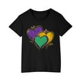 thumbnail image 2 of Bovxnpu Summer Girls Top, Short Sleeve T-shirt for Kids, Toddler Kids Boys Girls Print T-shirt Fashion Cute Round Neck Print Short Sleeve Top 7-8 Years, 2 of 5