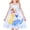 Blue 3, variant on Girls Dress Princess Nightgown Sleepwear Summer Pajama Bow Tie 3 Years