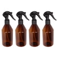 thumbnail image 4 of Botellas de spray vacías, 4 piezas, botellas de spray marrón, botellas de spray de plástico, estética elegante, 4 of 12