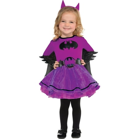 Suit Yourself Purple Batgirl Halloween Costume for Babies, Batman, Includes Accessories
