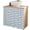 Blue, White, Cream, variant on Blue Plaid Cabinet Curtains for Shelves, Farmhouse Checkered Elegant Pastoral Privacy Curtain for Closet Self Adhesive, Dust-Proof Drapes for Closet Storage Room Classroom Doorway, 32"W x 55"L