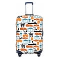thumbnail image 2 of Goofa Industrial Transportations Pattern Luggage Covers For Suitcase,Suitcase Cover Protector Fit 18-32 Inch Luggage-Small, 2 of 9