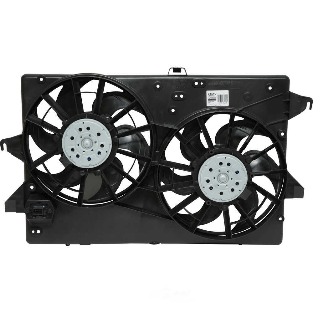 Dual Radiator and Condenser Fan Assembly -- Radiator-Condenser Fan Assy
