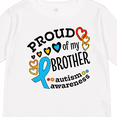 thumbnail image 4 of Inktastic Proud of My Brother Autism Awareness Boys or Girls Long Sleeve Toddler T-Shirt, 4 of 5