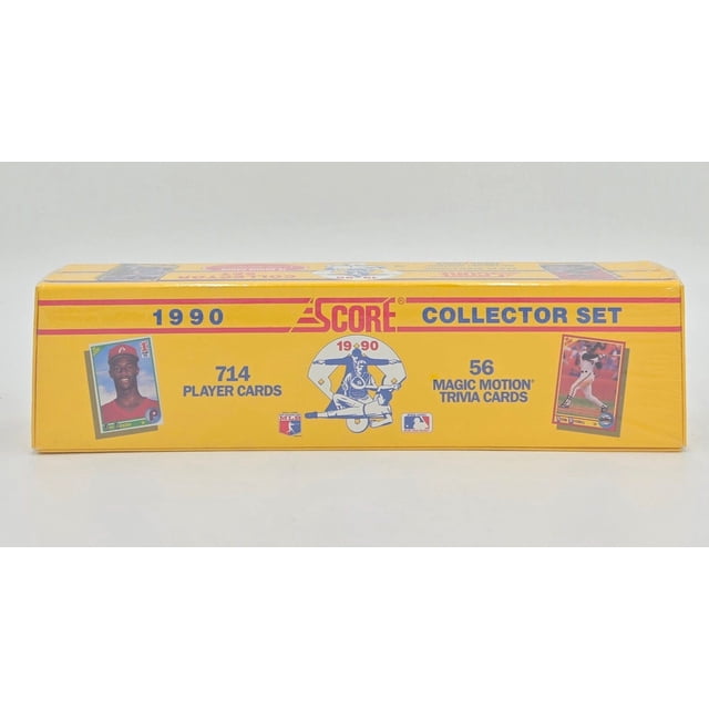 Ensemble Complet de Collection de Cartes de Baseball MLB 1990 Score (714 Cartes) Scellé Frank Thomas Recrue