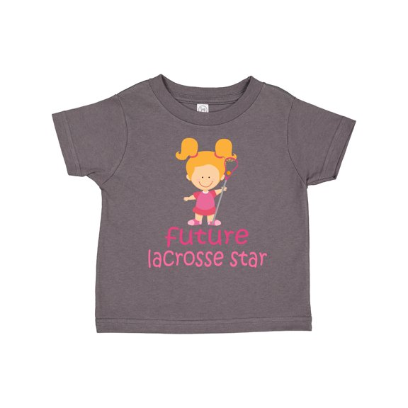 Inktastic Future Lacrosse Star Girl Girls Toddler T-Shirt