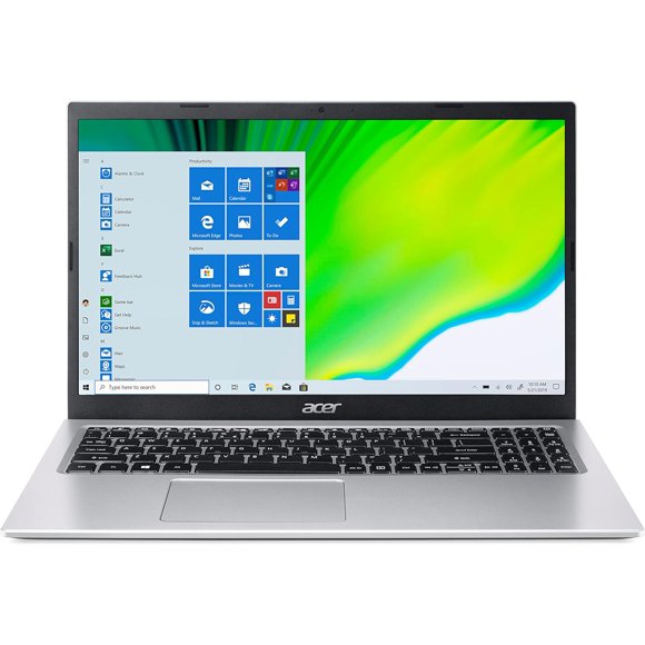 Acer Aspire 1 Laptop 15.6in Full HD Intel N4500 4GB 64GB Windows 11 Home Silver Certified Refurbished