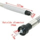 thumbnail image 5 of Eje flexible de aluminio con mandril sin llave, conector de 3,2 mm, amoladora eléctrica, herramienta rotativa eléctrica (plateado), 5 of 7