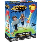 Stomp Rocket Original Ultra Rocket Launcher for Kids, Soars 200 Ft, 4 Foam Rockets and Adjustable Launcher, Gift for Boys and Girls Ages 5 and up