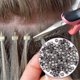 thumbnail image 3 of 4 In 1 Set 500pcs Micro Ring Set Micro Rings Loop Needle Micro Ring Pliers Tool Set For Hair Extensions Accessories, 3 of 5
