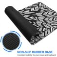 thumbnail image 6 of Long Mouse Pads for Desk,Black Boho Tribal Feathers Pattern Desk Mats on Top Of Desks, Desk Mouse Pad Extra Large with 3mm Non-Slip Base and Stitched Edge for Gaming,Office,Work,Home 47.3"x23.6", 6 of 6