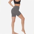 thumbnail image 5 of Breathable Form Fitting Womens Cycling Shorts with Pockets Yoga Running Fitness Shorts, 5 of 6