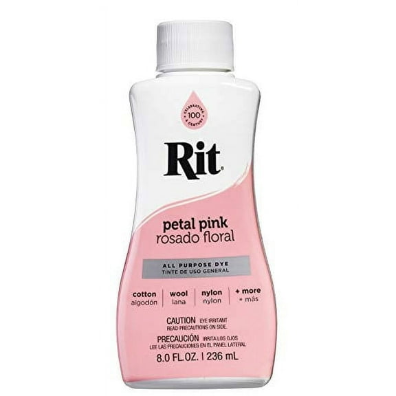 Rit Dye Liquid Fabric Dye, 8-Ounce, Petal Pink