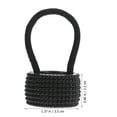 thumbnail image 3 of EeaseCA Bandeau Queue de Cheval Punk pour Femmes et Filles, Accessoire de Mode (Noir), 3 of 8