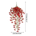 thumbnail image 3 of YiJuHui Artificial Morning Glory Garland, Realistic Silk Flower Hanging Vine, Fade-Proof Waterproof Outdoor Decor for Garden Wall Basket Patio Wedding Arch Home, 3 of 5