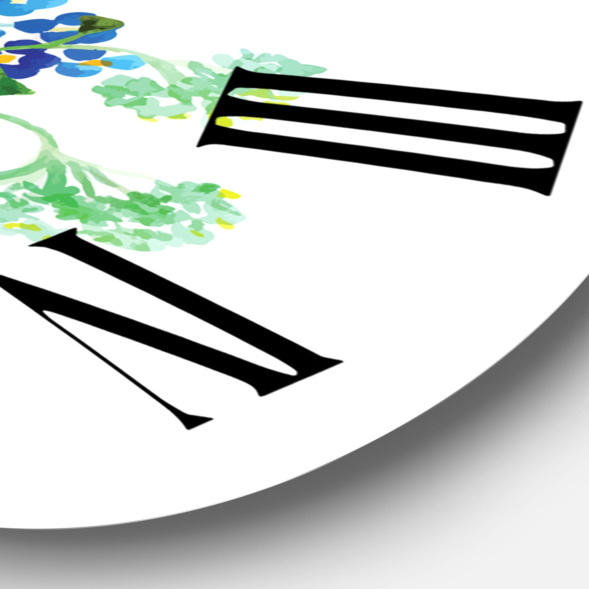 Designart 1 in Farmhouse Wall Clock