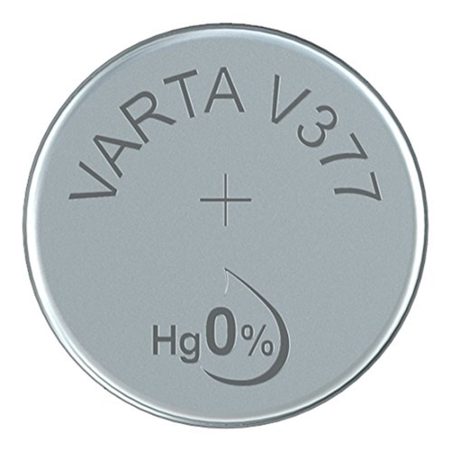 Varta 377 Photo Camera Battery, Black/White