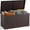 Brown, variant on 180 Gallon Resin Deck Box, Lockable Patio Outdoor Storage Box for Furniture, Garden Tools and Tools Storage, Waterproof Outside Storage Boxes - Grey