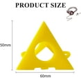 thumbnail image 2 of 10Pack Perforated Woodwork Paint Stands, Pyramid Stands,Triangular Plastic Foot Stand（champagne）, 2 of 5