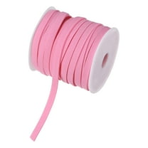 Uxcell Double Fold Bias Tape 1/4" 25 Yards for Sewing/Seaming/DIY Pink