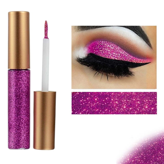 SIfdSeng Glitter Liquid Eyeliner Metallic Shimmer Eyeshadow Liquid Eyeliner 5Ml Eyeshadow Stick Set