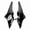 Bright Black, variant on For Yamaha Tmax560 2023 2024 Seat Side Middle Panels Fairing Full Forged Carbon Fiber Left Right Tmax 560 Panel Cowl