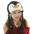 thumbnail image 1 of Ear Protection Cartoon Plush Moving Hat Animal Neck Warmer Movable Ears Airbag Cap Animal Earflap Hat Cosplay Party 6, 1 of 6