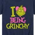 thumbnail image 3 of The Grinch - I Love Being Grinchy - Toddler & Youth Short Sleeve Graphic T-Shirt, 3 of 5