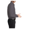 thumbnail image 3 of Yellow Rooster Men's Long Sleeve Core Classic Male Pique Polo Graphite XS, 3 of 6