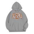 thumbnail image 2 of WILLBEST Sudadera Deportiva Informal con Capucha y Estampado De Letras En El Pecho para Hombre, De Manga Larga XXXGrande, 2 of 3