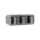 thumbnail image 2 of Cajón De Especias Colgado En Pared, Mueble De Cocina, Transparente, Con Tazón, Aplicable Horizontal Y Vertical, Organizador De Espacios Cálidos, Para Cocina Moderna, Metal, 2 Niveles, Para, 2 of 9