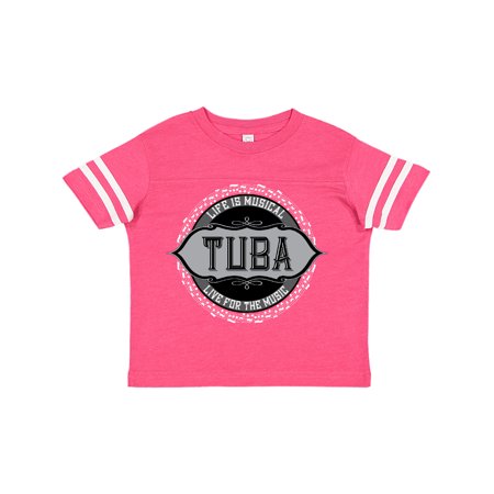 

Inktastic Tuba White Music Note Circle Gift Toddler Boy or Toddler Girl T-Shirt