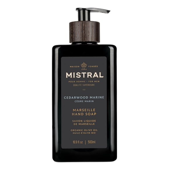 Mistral Jabón de Manos Natural para Hombre Cedarwood Marine