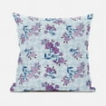 thumbnail image 4 of Amrita Sen Designs  20 x 20 in. Checkerboard Marigold Flowers Broadcloth Indoor & Outdoor Blown & Closed Pillow - Grey, Purple & Pink, 4 of 6
